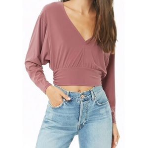 Forever 21 Vneck Crop Top